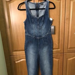 Guess denim scoop neck Jumpsuit